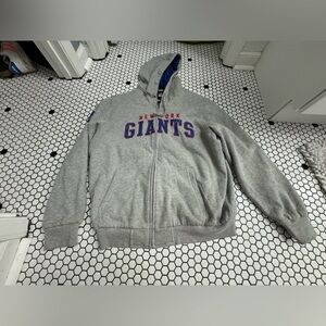 NFL New York giants zip up hoodie Size XL